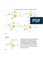 Op amp circuits homework problems