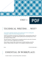 Unit 1what Is Technical Writing
