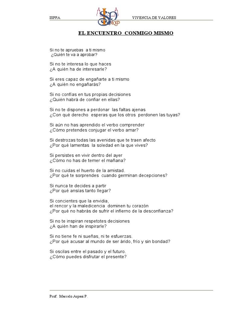 El Encuentro Conmigo Mismo PDF