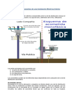 Componenetes de Una Instal Eléctrica en Interior PDF
