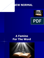 A Famine For The Word
