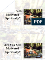 Are You Self-Motivated Spiritually?