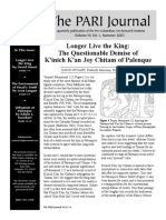 The PARI Journal: Longer Live The King: The Questionable Demise of K'inich K'an Joy Chitam of Palenque