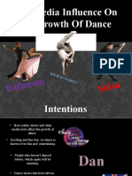 The Media Influence On The Growth of Dance: Ballroo M