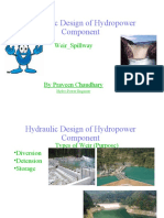 Hydraulic Design of Hydropower Component: Weir - Spillway