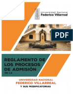 Reglamento - Admision - Unfv 19 PDF