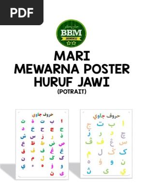Warna Poster Huruf Jawi