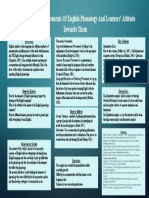 An Analysis of The Elements of English Phonology and Learners' Attitude Towards Them