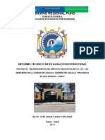 Informe Tecnico de Diagnostico de Infraestructura I.E.S. Las Mercedes