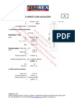 F1 Kemrex Capacity Load Calculation