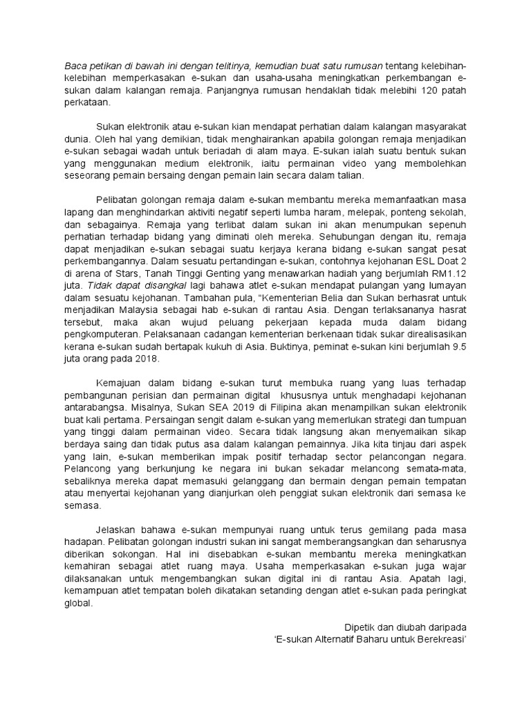 Rumusan E Sukan 130820 Pdf