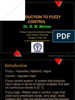 Introduction To Fuzzy Control: Dr. B. M. Mohan