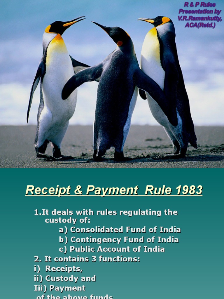 Central Government R&P Rules 1983 | PDF | Cheque | Payments