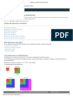 Ejemplos y Ejercicios de Potencias Índice PDF