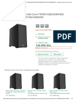 Računar Altos Edge, Intel Core i7-8700/16GB DDR4/SSD 240GB/HDD 2TB/GTX1060 6GB/DVD