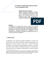 LEGITIMACIÓN DE LAS FORMULAS CONSENSUADAS SIMPLIFICATORIAS DEL PROCESAMIENTO PENAL