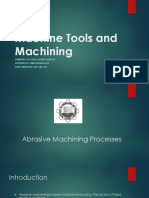 Abrasive Machining Processes & Slotter Machine