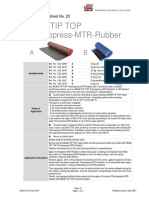 Technical Data Sheet Rubber Cushion Gum Filling