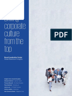 Driving Corporate Culture From The Top