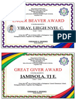 Eager Beaver Award: Viray, Liegh Nyel C