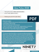 Ninety Insurance Idea Pulse 2020 Sample Edition Not For Redistribution PDF