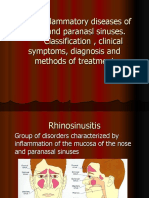 Rhinosinusitis: Classification, Symptoms, Diagnosis and Treatment