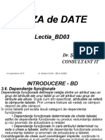 Baza de Date Baza de Date: Lectia - BD03 Lectia - BD03