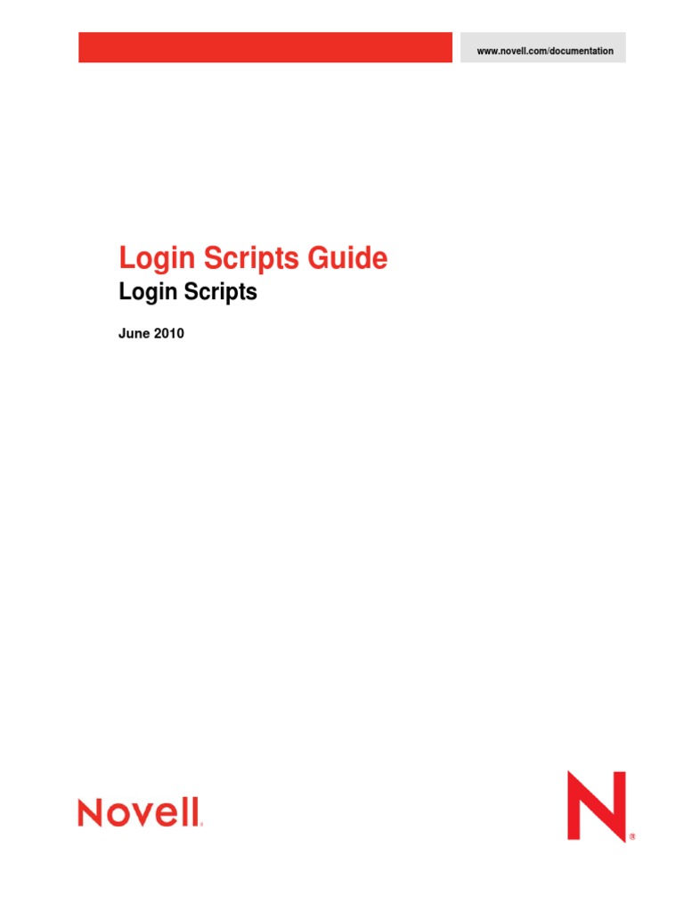 Manual NovellOES Login Scripts PDF PDF Login Scripting Language
