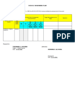 School Workweek Plan: To The Personnel Division/Section/Unit