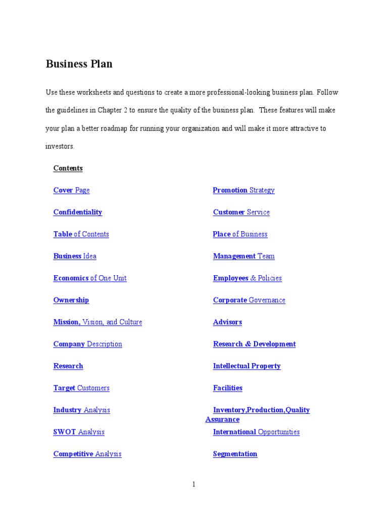 Business Plan Work Sheet | PDF | Revenue | Expense