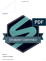 Stukent Marketing Certificate