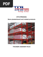 CPCCPB3025A Store Plasterboard and Related Products