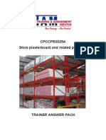 CPCCPB3025A Store Plasterboard and Related Products
