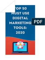 Top 50 Digital Marketing Tools