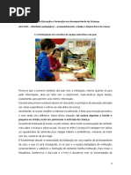 ficha de trabalho - ufcd 3261 – Atividades pedagógicas – acompanhamento, estudos e tempos livres da criança