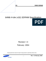 64Mb H-Die (x32) SDRAM Specification: Revision 1.3 February 2004