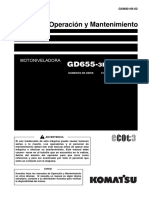 MOTONIVELADORA O&M GD655-3E0 (Esp) GSN00149-02 PDF