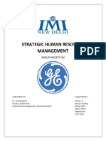 Strategic Human Resource Management: Group Project On