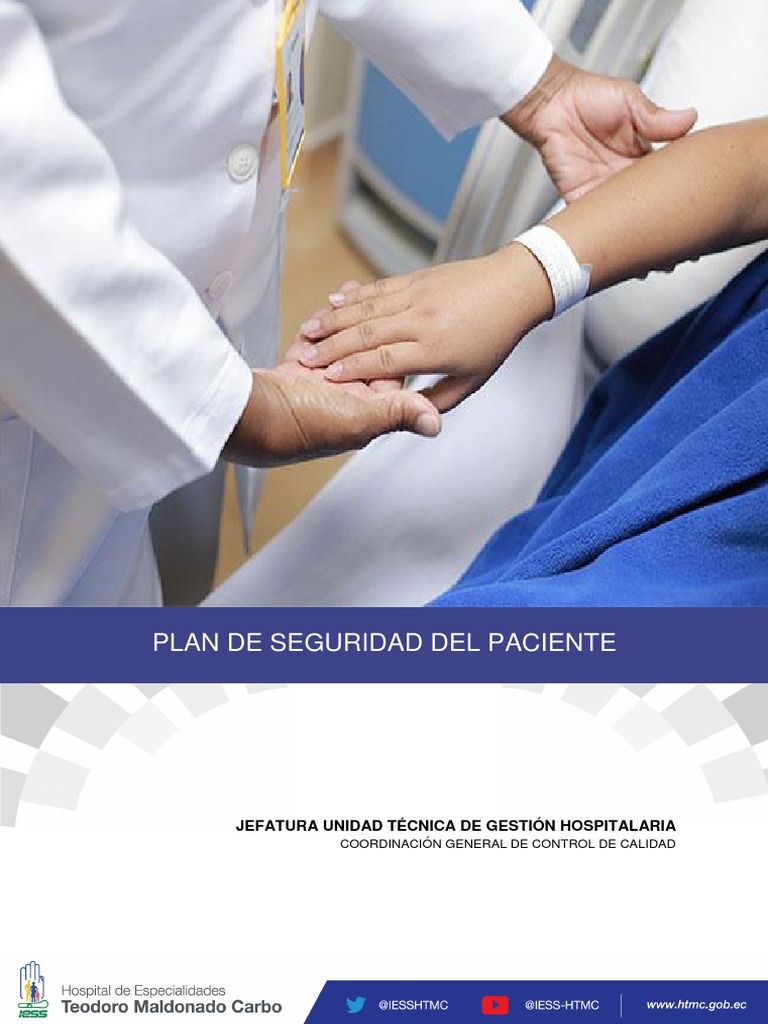 Plan de Seguridad del Paciente JUTGH | PDF | Seguridad del paciente ...