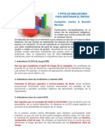 3 Tipos de Indicadores para Gestionar El Riesgo PDF