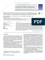 Allosteric pocket of the dengue virus (serotype 2) NS2BNS3 protease