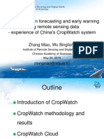 AMIS-CM 2.1.3 Crop Production Forecasting Using Remote Sensing Data - Experience of China S Crop Watch System PDF
