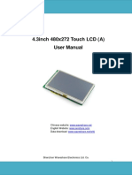 4.3inch 480x272 Touch LCD (A) User Manual: Chinese Website: English Website: Data Download