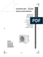 Outdoor Unit Installation Manual: Model