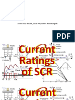 Current Ratings of SCR