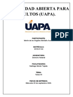 Tarea 7 de Derecho Notarial.