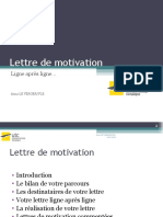 Lettre de Motivation