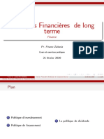 Politiques Financières de Long Terme: Finance
