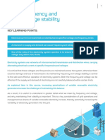 Frequency and Voltage Stability: Key Learning Points