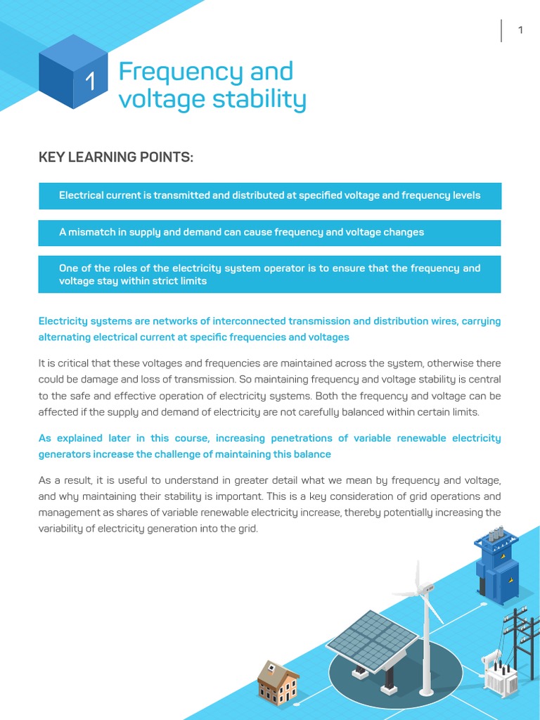 Frequency and Voltage Stability in Grids | PDF | Electric Power ...